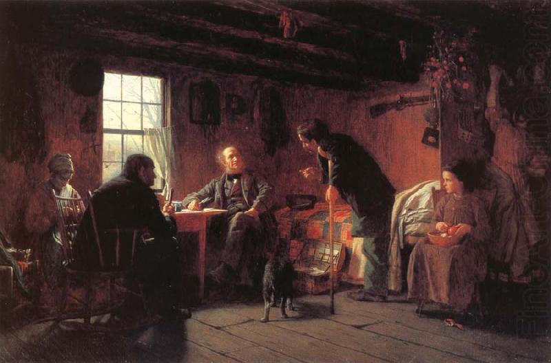 The Pension Agent, Eastman Johnson